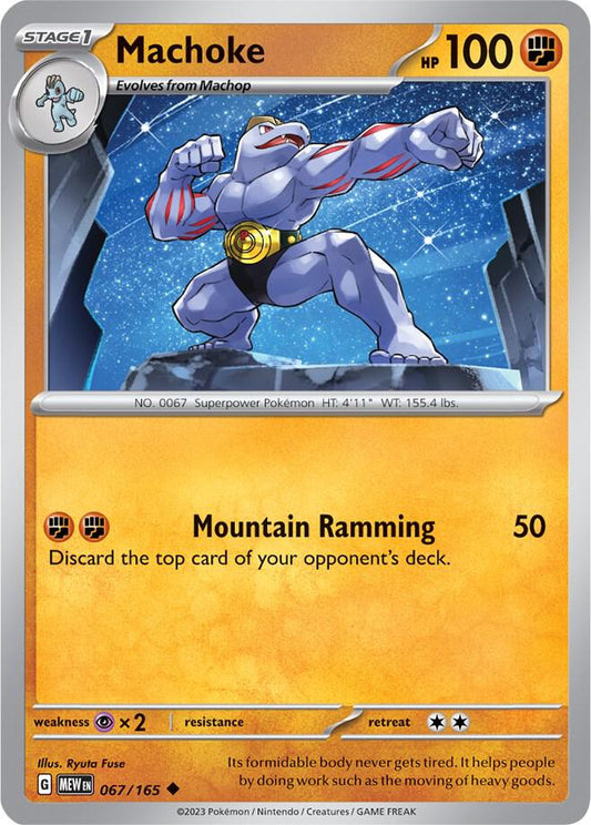 Machoke - 067/165 [SV: Scarlet & Violet 151] 067/165
