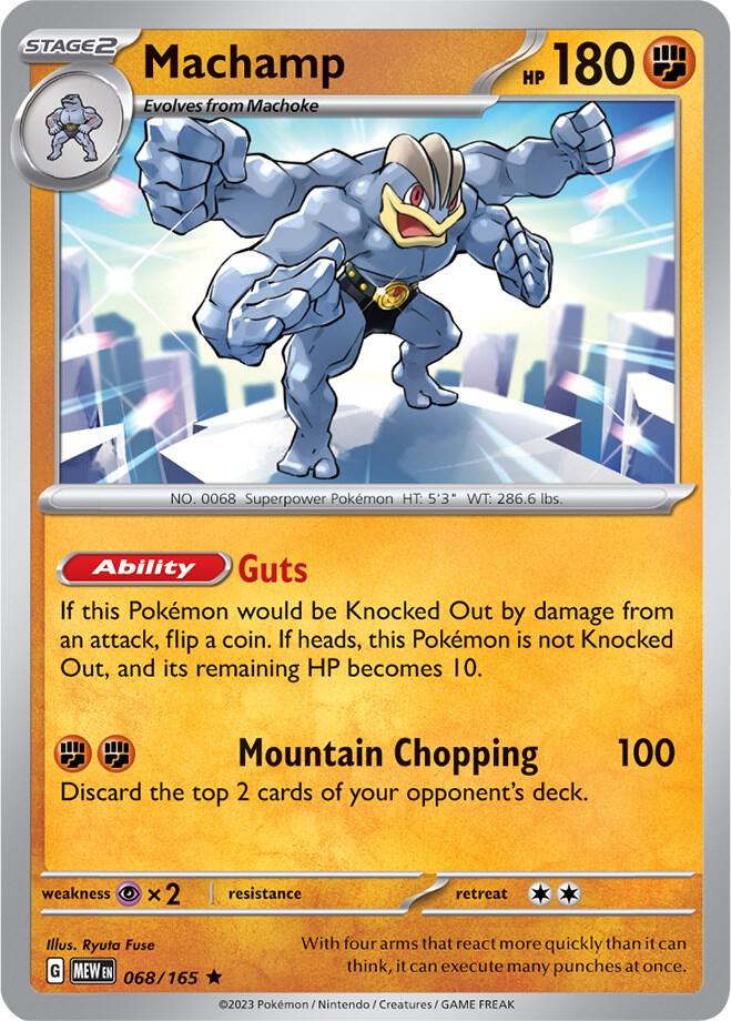 Machamp [SV: Scarlet & Violet 151] 068/165