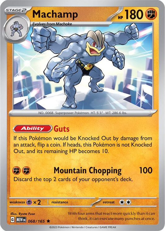 Machamp [SV: Scarlet & Violet 151] 068/165