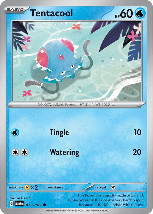 Tentacool [SV: Scarlet & Violet 151] 072/165