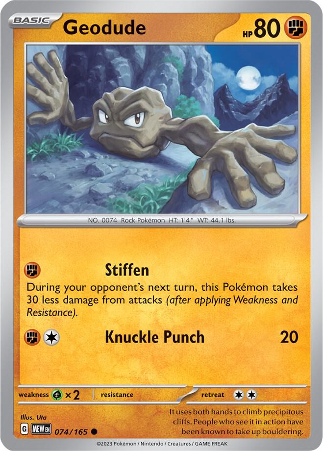 Geodude [SV: Scarlet & Violet 151] 074/165
