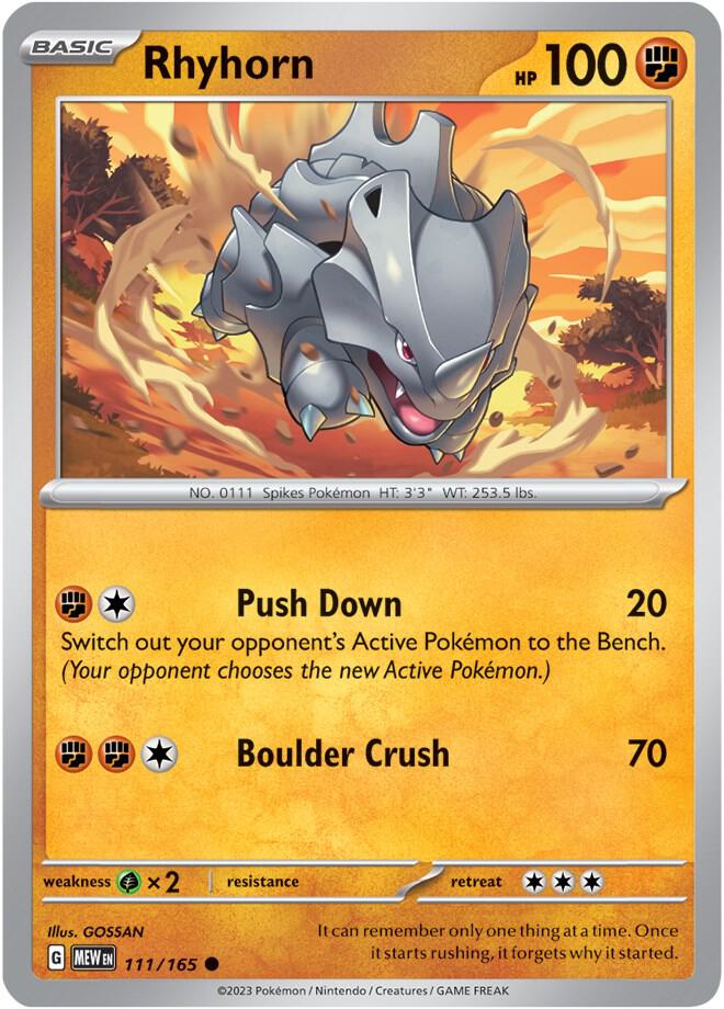 Rhyhorn [SV: Scarlet & Violet 151] 111/165