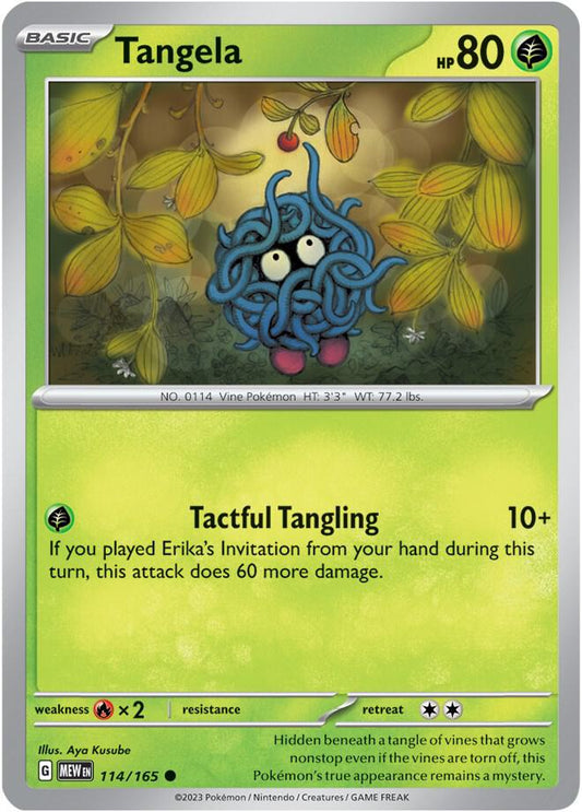 Tangela - 114/165 [SV: Scarlet & Violet 151] 114/165