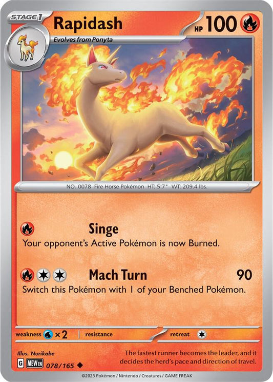 Rapidash [SV: Scarlet & Violet 151] 078/165