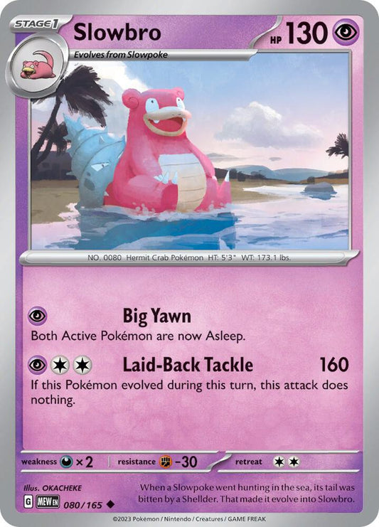 Slowbro [SV: Scarlet & Violet 151] 080/165