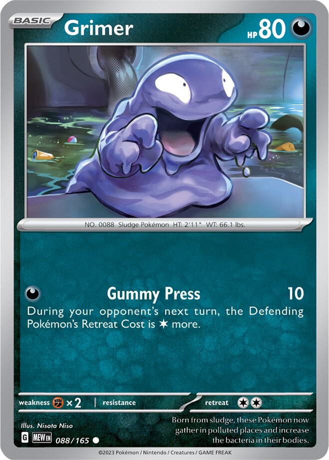 Grimer [SV: Scarlet & Violet 151] 088/165