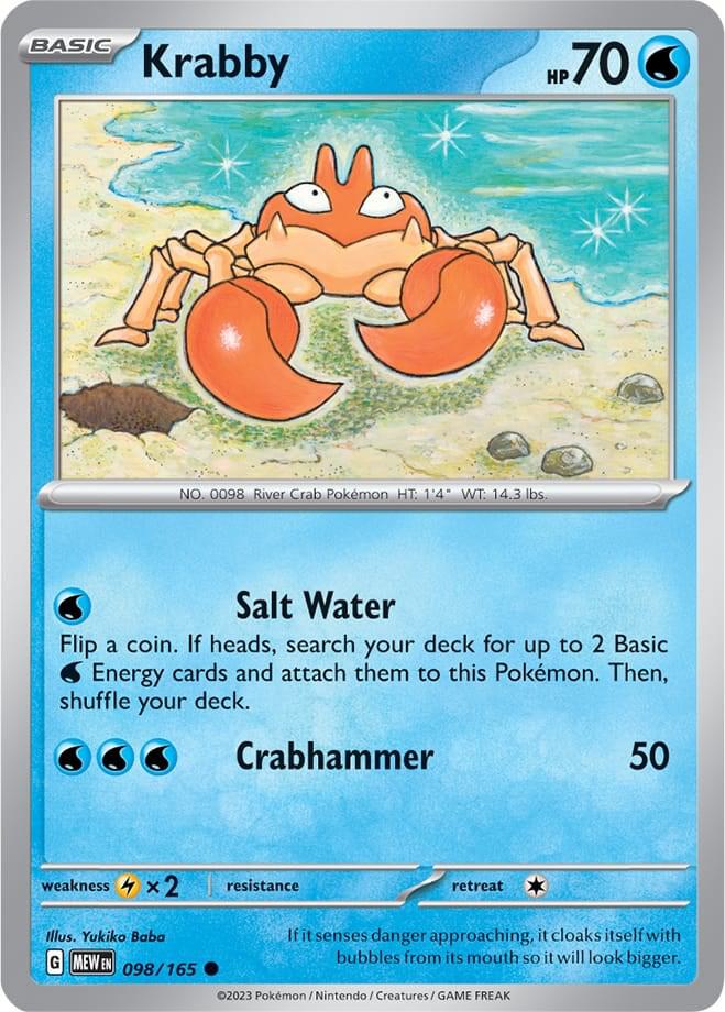 Krabby [SV: Scarlet & Violet 151] 098/165