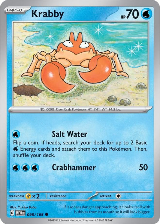 Krabby [SV: Scarlet & Violet 151] 098/165