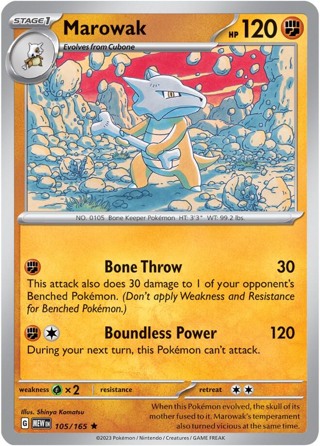 Marowak [SV: Scarlet & Violet 151] 105/165