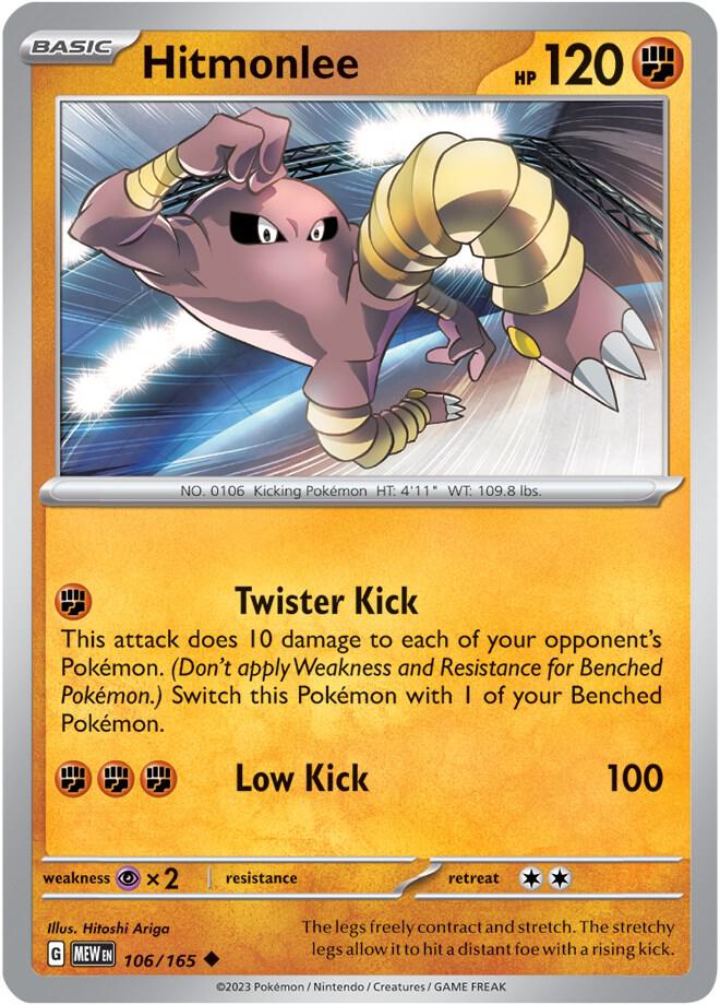 Hitmonlee [SV: Scarlet & Violet 151] 106/165