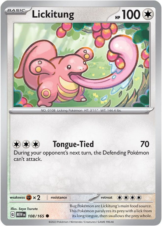 Lickitung [SV: Scarlet & Violet 151] 108/165
