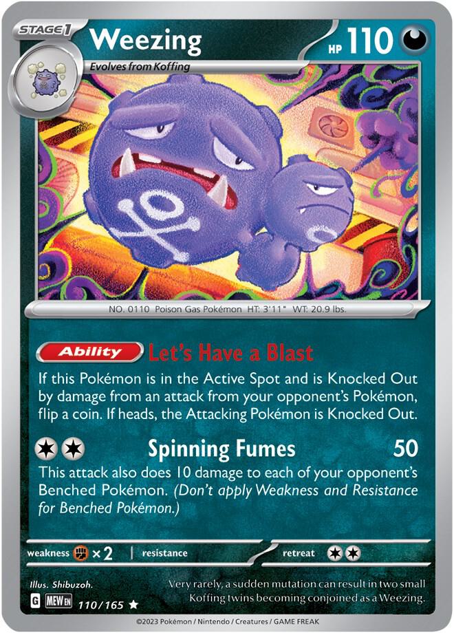 Weezing [SV: Scarlet & Violet 151] 110/165