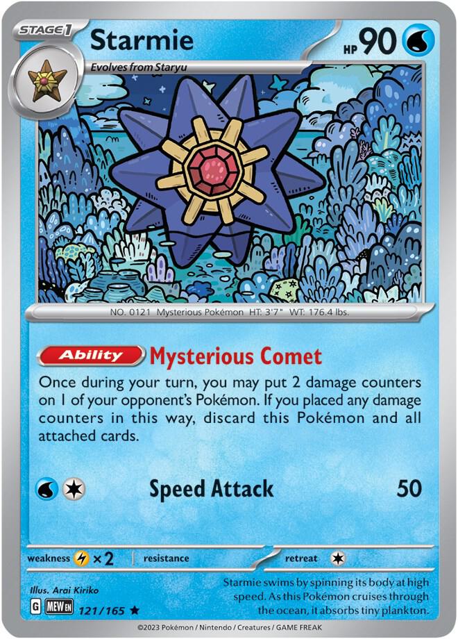 Starmie [SV: Scarlet & Violet 151] 121/165