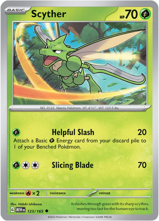 Scyther [SV: Scarlet & Violet 151] 123/165