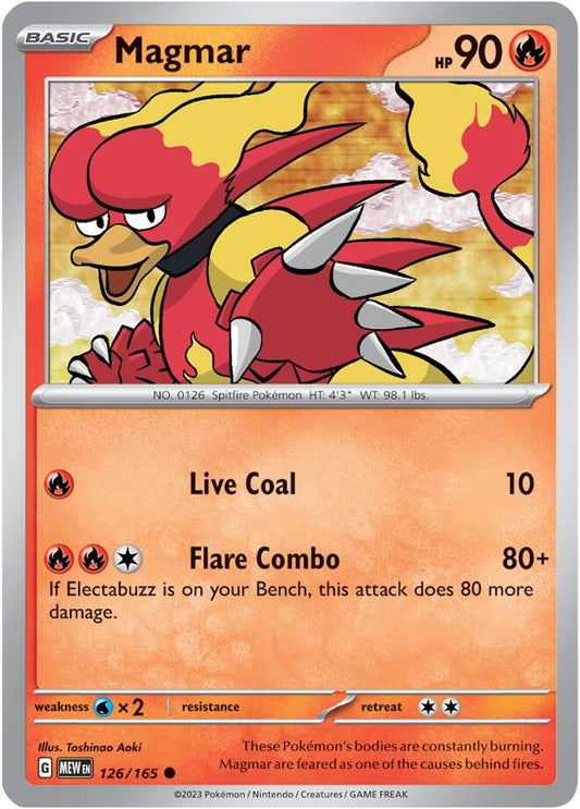 Magmar [SV: Scarlet & Violet 151] 126/165