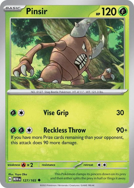 Pinsir [SV: Scarlet & Violet 151] 127/165