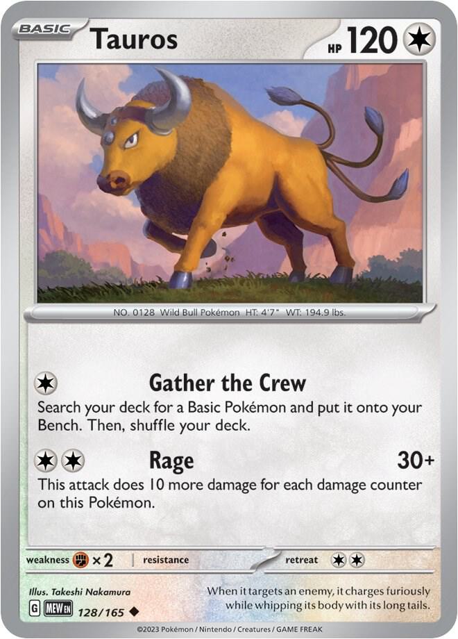Tauros [SV: Scarlet & Violet 151] 128/165