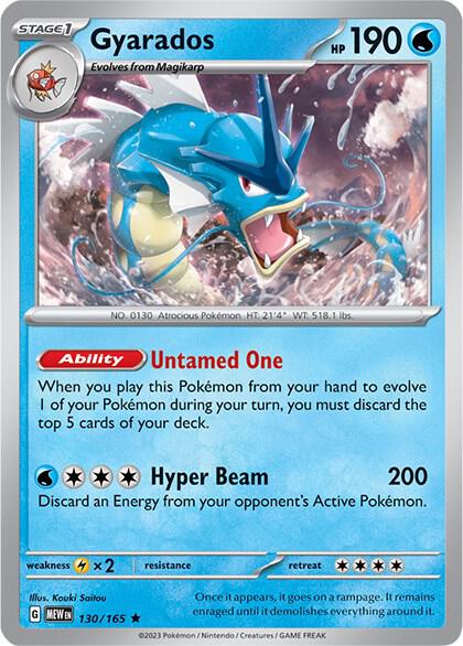 Gyarados [SV: Scarlet & Violet 151] 130/165