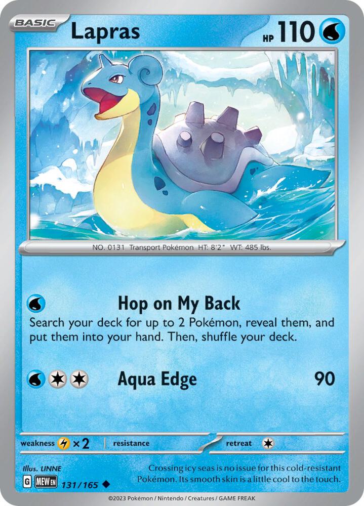 Lapras [SV: Scarlet & Violet 151] 131/165