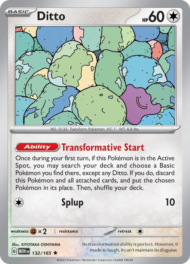 Ditto [SV: Scarlet & Violet 151] 132/165