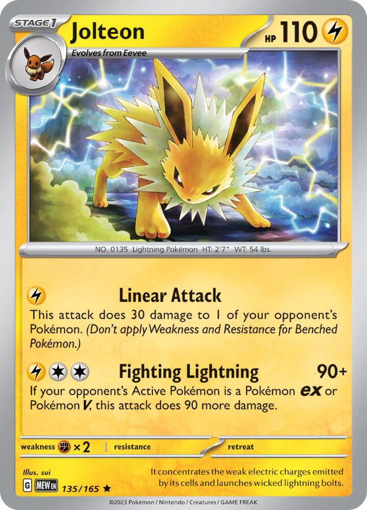 Jolteon [SV: Scarlet & Violet 151] 135/165