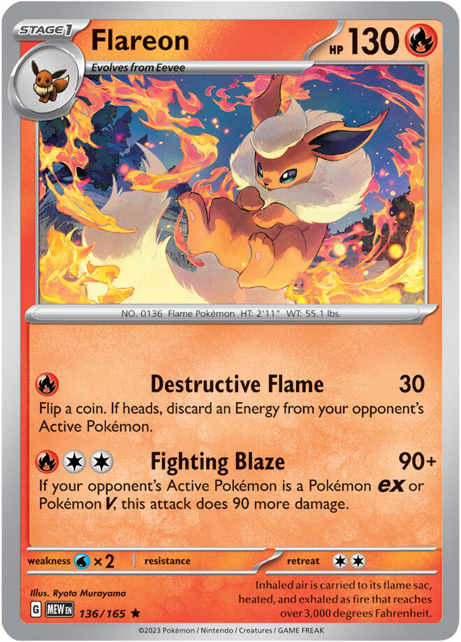 Flareon [SV: Scarlet & Violet 151] 136/165