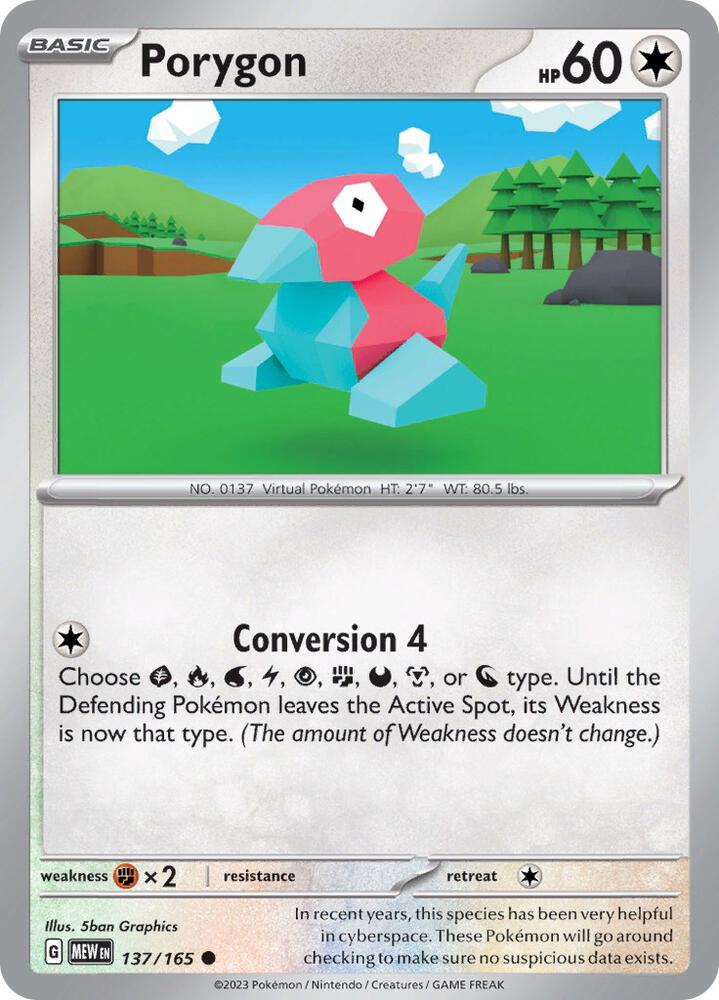 Porygon [SV: Scarlet & Violet 151] 137/165
