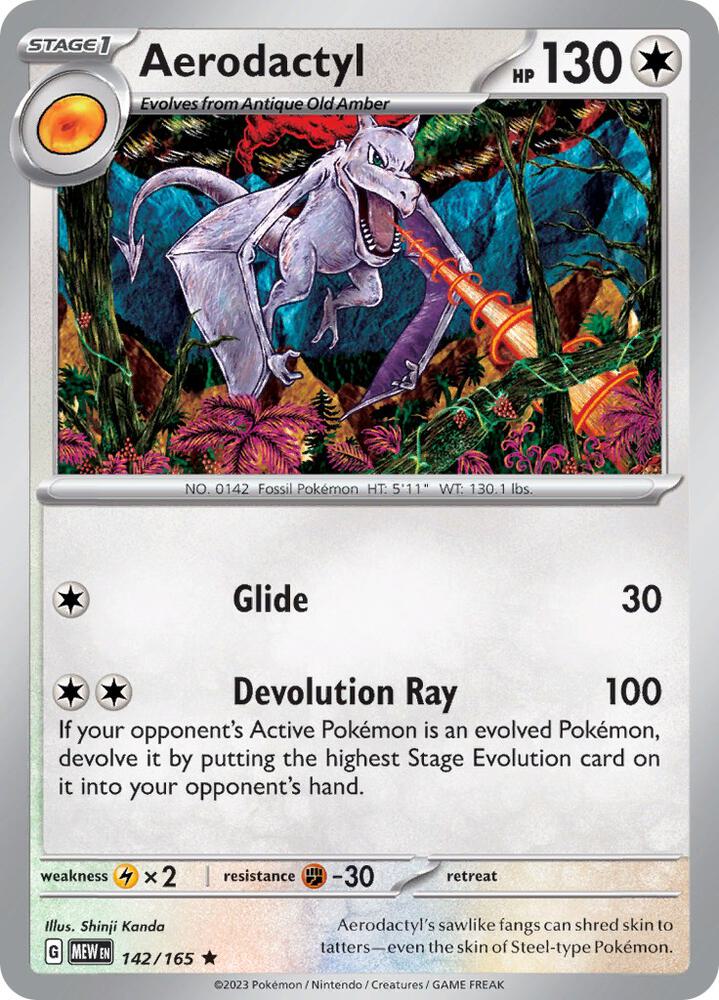Aerodactyl [SV: Scarlet & Violet 151] 142/165