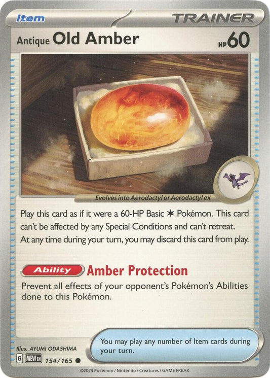 Antique Old Amber [SV: Scarlet & Violet 151] 154/165