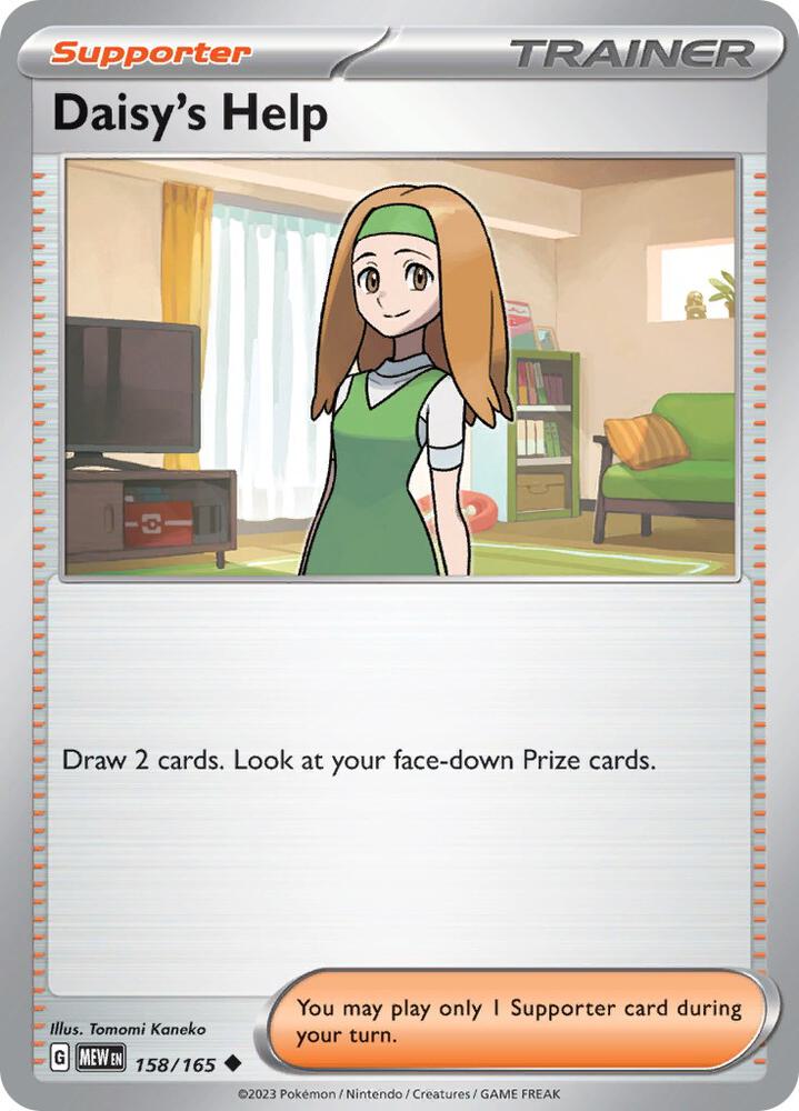 Daisy's Help - 158/165 [SV: Scarlet & Violet 151] 158/165