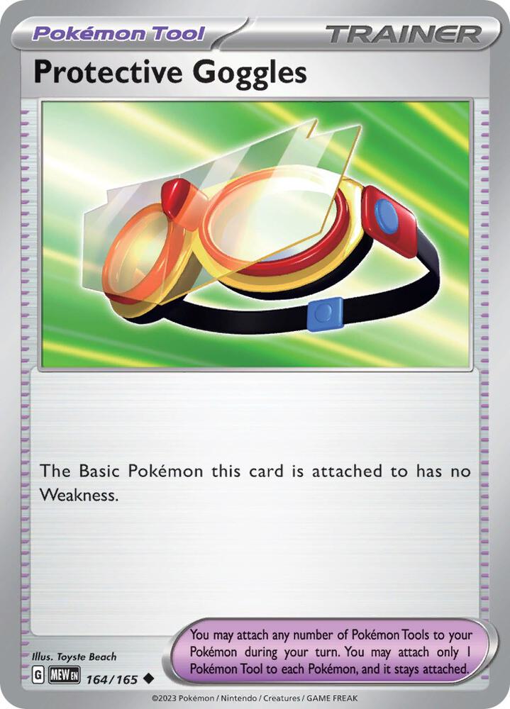 Protective Goggles [SV: Scarlet & Violet 151] 164/165