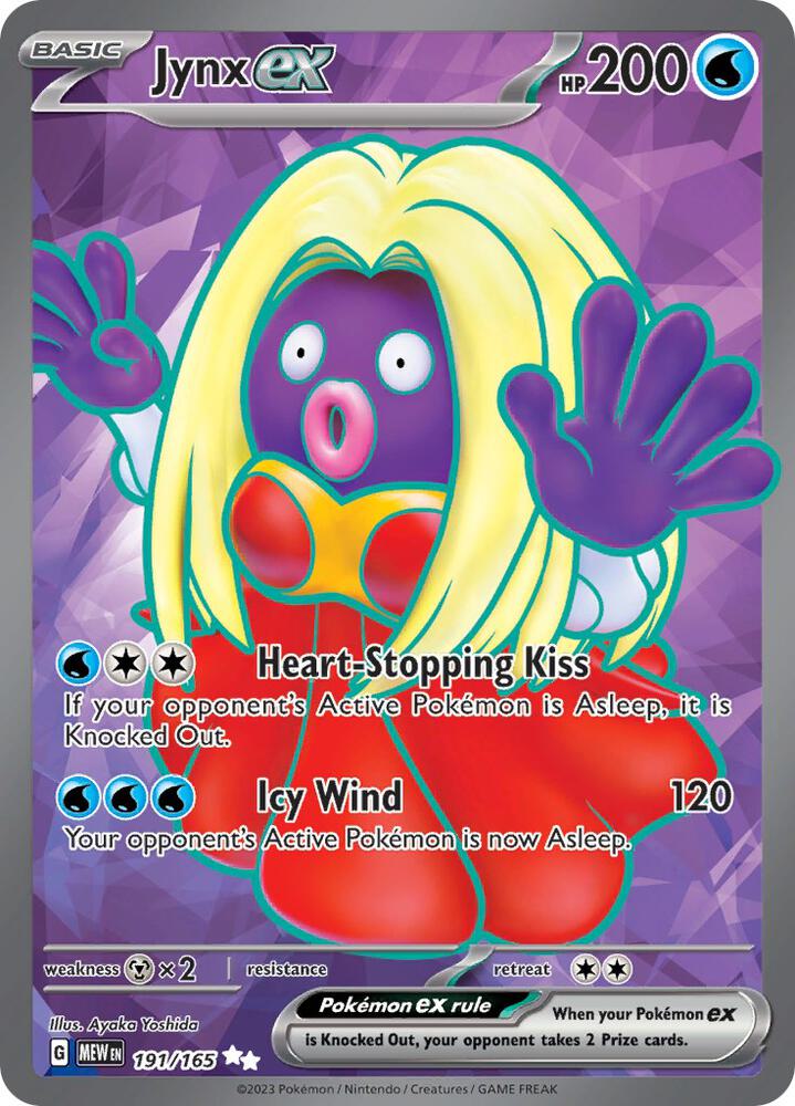 Jynx ex - 191/165 [SV: Scarlet & Violet 151] 191/165
