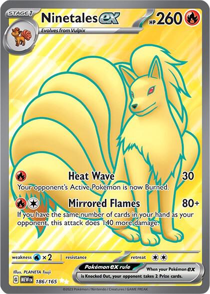 Ninetales ex - 186/165 [SV: Scarlet & Violet 151] 186/165