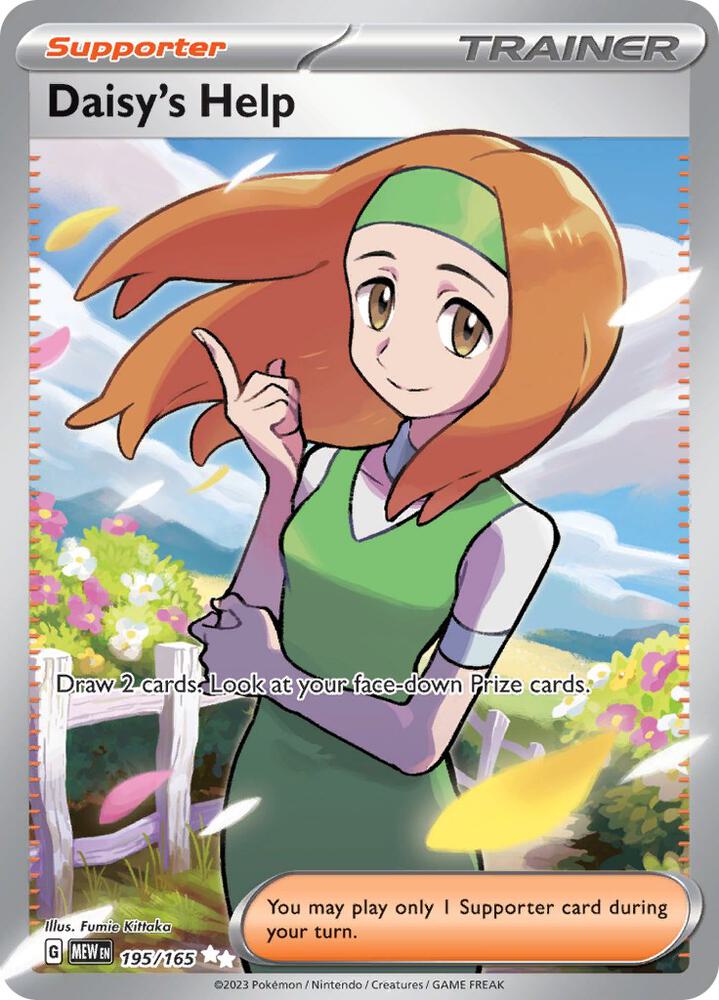 Daisy's Help - 195/165 [SV: Scarlet & Violet 151] 195/165