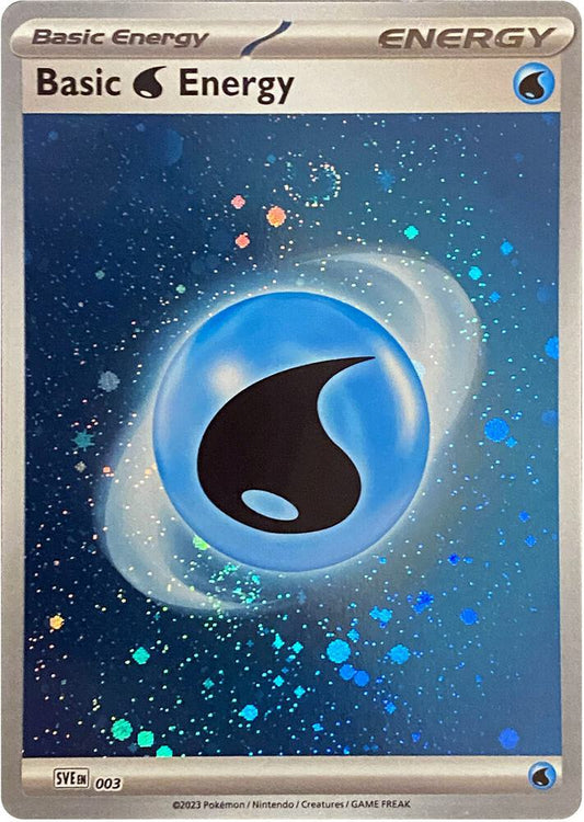 Basic Water Energy (Cosmos Holo) [SVE: Scarlet & Violet Energies] 003