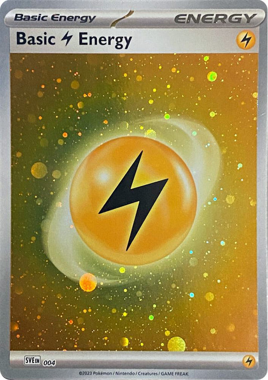 Basic Lightning Energy (Cosmos Holo) [SVE: Scarlet & Violet Energies] 004