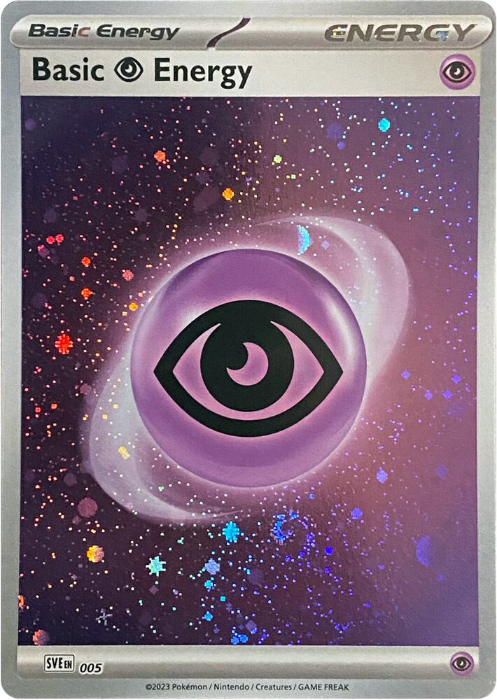 Basic Psychic Energy (Cosmos Holo) [SVE: Scarlet & Violet Energies] 005