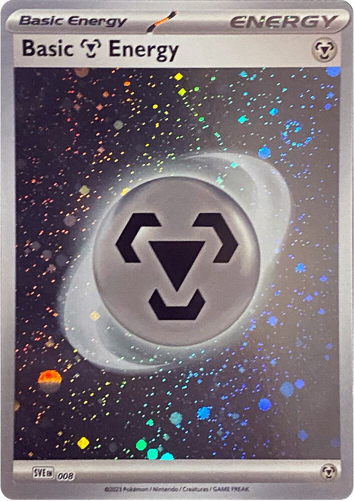 Basic Metal Energy (Cosmos Holo) [SVE: Scarlet & Violet Energies] 008