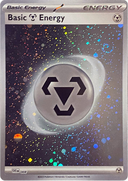 Basic Metal Energy (Cosmos Holo) [SVE: Scarlet & Violet Energies] 008