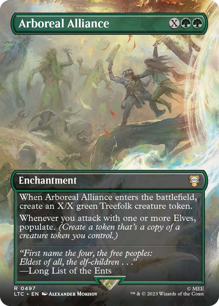 Arboreal Alliance (Borderless) [Commander: The Lord of the Rings: Tales of Middle-earth] 497