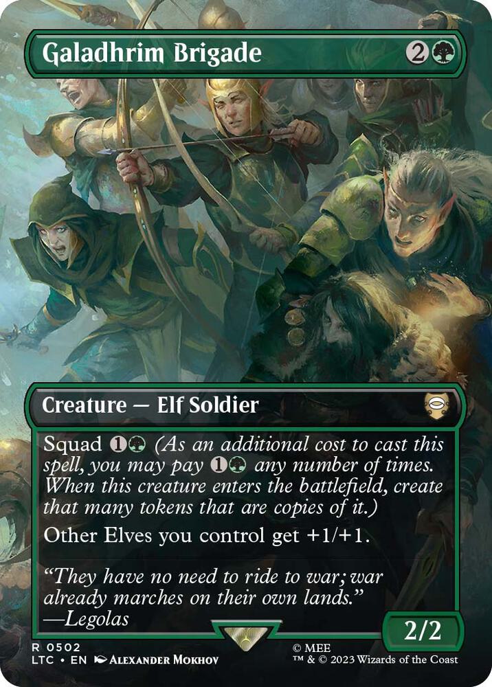 Galadhrim Brigade (Borderless) [Commander: The Lord of the Rings: Tales of Middle-earth] 502