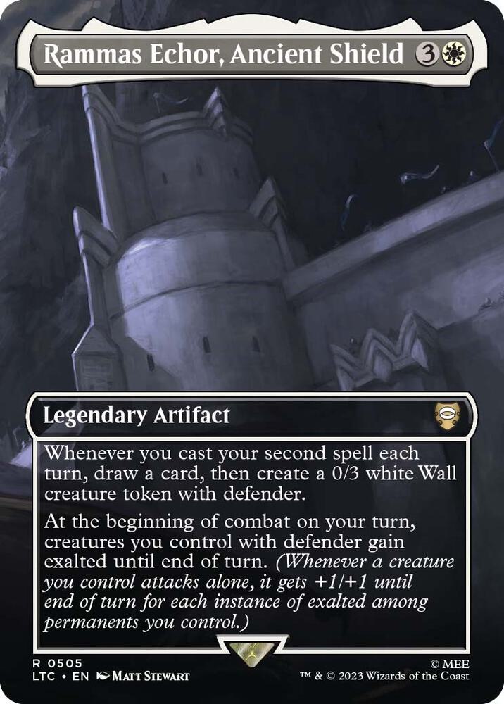 Rammas Echor, Ancient Shield (Borderless) [Commander: The Lord of the Rings: Tales of Middle-earth] 505