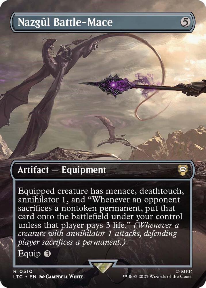 Nazgul Battle-Mace (Borderless) [Commander: The Lord of the Rings: Tales of Middle-earth] 510