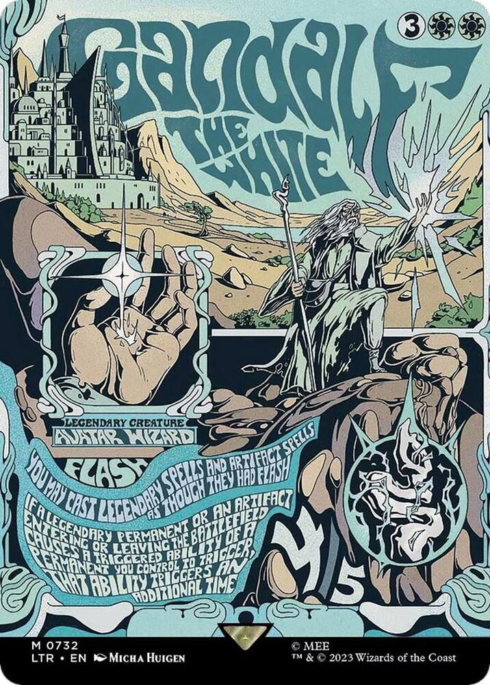 Gandalf the White (Borderless Poster) [Universes Beyond: The Lord of the Rings: Tales of Middle-earth] 732