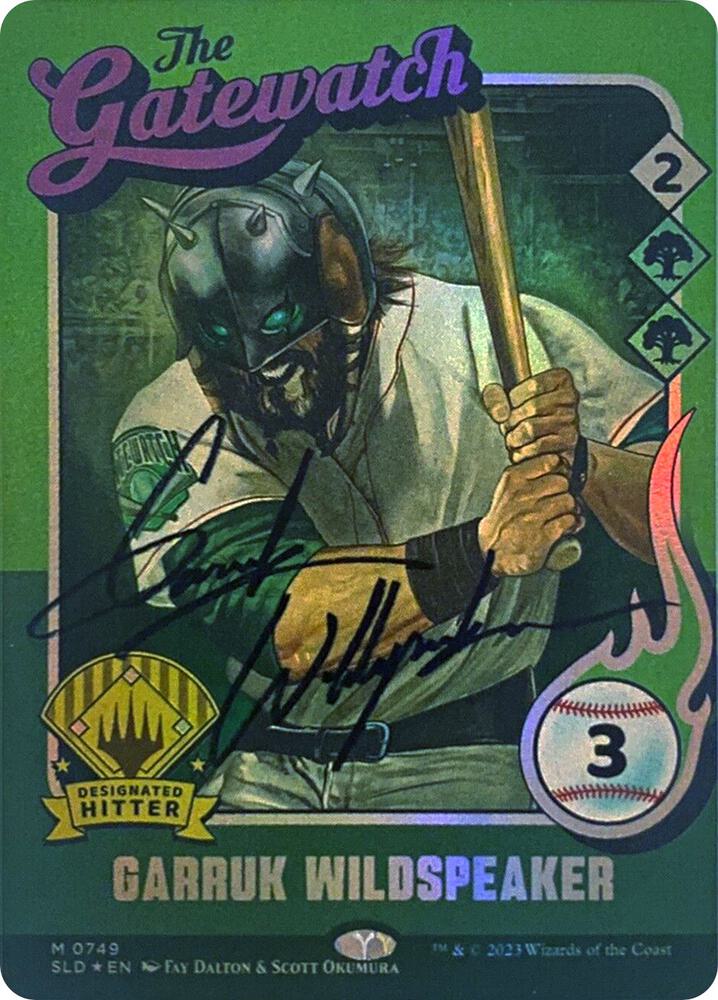 Garruk Wildspeaker (749) (Autographed) [Secret Lair Drop Series] 749
