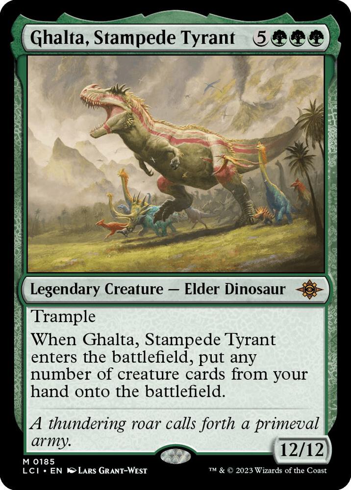 Ghalta, Stampede Tyrant [The Lost Caverns of Ixalan] 185