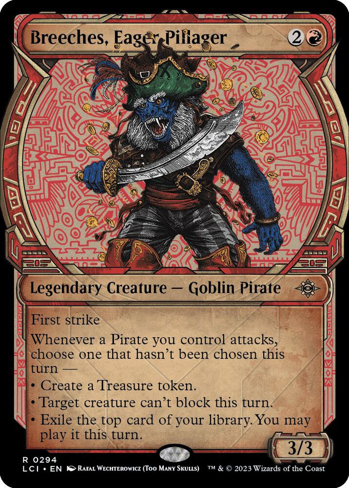 Breeches, Eager Pillager (Showcase) [The Lost Caverns of Ixalan] 294