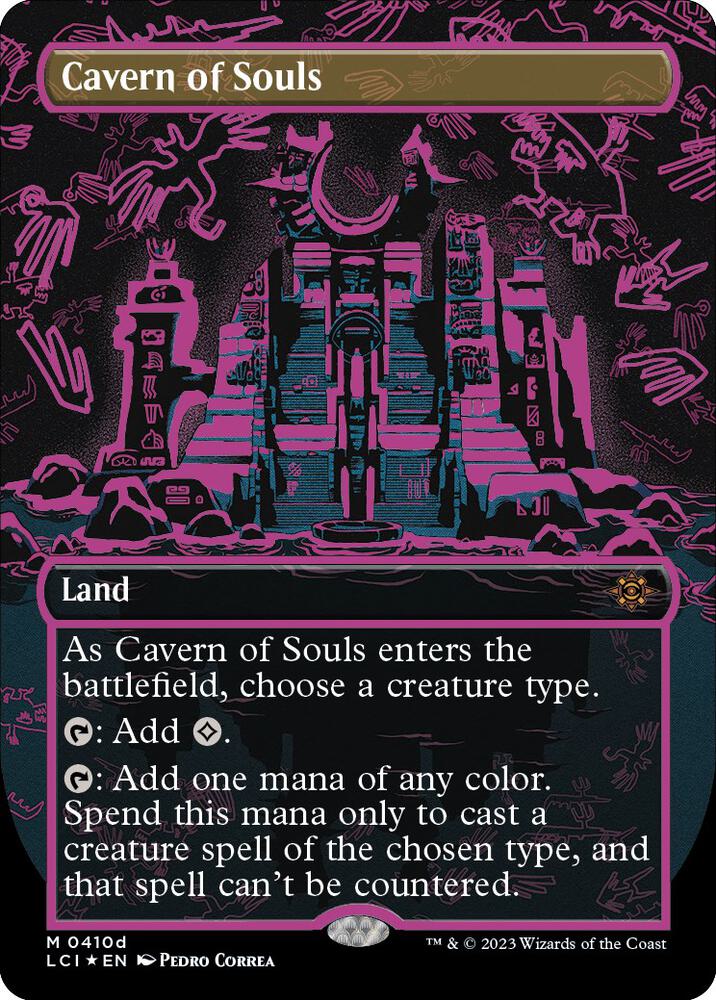 Cavern of Souls (0410d) (Borderless) [The Lost Caverns of Ixalan] 410d