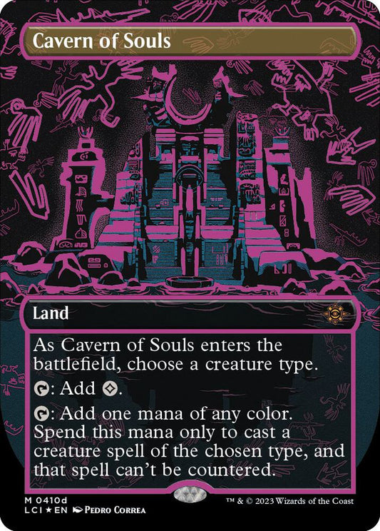 Cavern of Souls (0410d) (Borderless) [The Lost Caverns of Ixalan] 410d