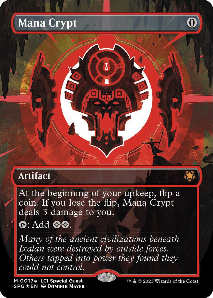 Mana Crypt (0017e) (Borderless) [Special Guests] 17e